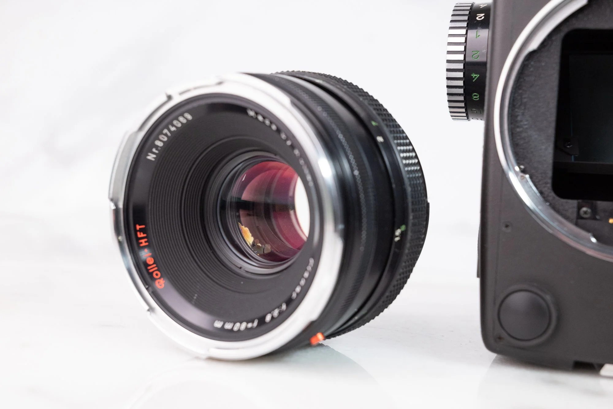 Rolleiflex SLX Medium Format Film SLR Camera with Rollei HFT 80mm